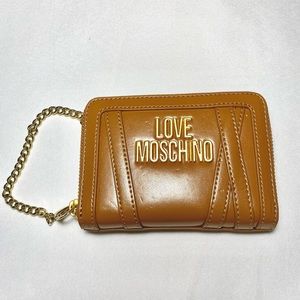 Wallet Love Moschino LOVE MOSCHINO Cuoio Zip
Around Striped Wallet With Logo